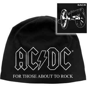 AC/DC Unisex Beanie Hat: For Those About To Rock (Black) AC/DC Unisex Beanie Hat: For Those About To Rock (Black)