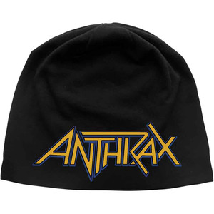 Anthrax Unisex Beanie Hat: Logo JD Print (Black) Anthrax Unisex Beanie Hat: Logo JD Print (Black)