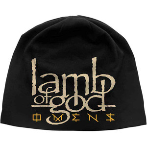 Lamb Of God Unisex Beanie Hat: Omens (Black) Lamb Of God Unisex Beanie Hat: Omens (Black)