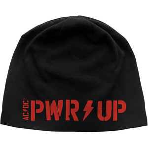 AC/DC Unisex Beanie Hat: PWR-UP (Black) AC/DC Unisex Beanie Hat: PWR-UP (Black)