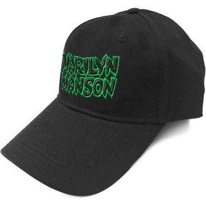 Marilyn Manson Unisex Baseball Cap: Logo (Black) Marilyn Manson Unisex Baseball Cap: Logo (Black)