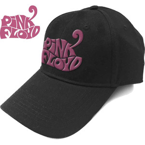 Pink Floyd Unisex Baseball Cap: Retro Swirl Logo (Black) Pink Floyd Unisex Baseball Cap: Retro Swirl Logo (Black)