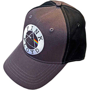 Pink Floyd Unisex Baseball Cap: Circle Logo (Charcoal Grey & Black) (2-Tone) Pink Floyd Unisex Baseball Cap: Circle Logo (Charcoal Grey & Black) (2-Tone)