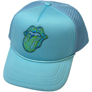The Rolling Stones Unisex Mesh Back Cap: Psychedelic Tongue (Light Blue) The Rolling Stones Unisex Mesh Back Cap: Psychedelic Tongue (Light Blue)