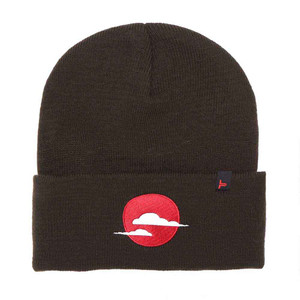 Tokyo Time Unisex Beanie Hat: Japan (Black) Tokyo Time Unisex Beanie Hat: Japan (Black)