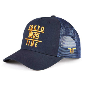 Tokyo Time Unisex Mesh Back Cap: TT Heritage Gold Logo (Navy Blue) Tokyo Time Unisex Mesh Back Cap: TT Heritage Gold Logo (Navy Blue)