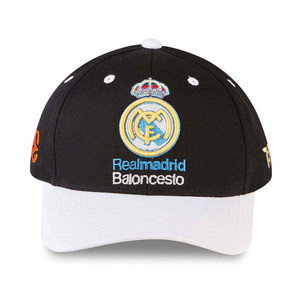 Tokyo Time Unisex Baseball Cap: Euroleague Basketball Real Madrid (Black & White) Tokyo Time Unisex Baseball Cap: Euroleague Basketball Real Madrid (Black & White)