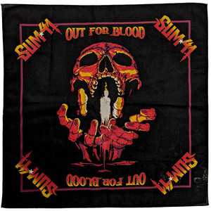 Sum 41 Unisex Bandana: Out For Blood (Black) (Ex-Tour) Sum 41 Unisex Bandana: Out For Blood (Black) (Ex-Tour)