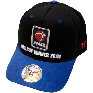 Tokyo Time Unisex Baseball Cap: British Basketball League Cup Winner 2020 (Black & Blue) Tokyo Time Unisex Baseball Cap: British Basketball League Cup Winner 2020 (Black & Blue)