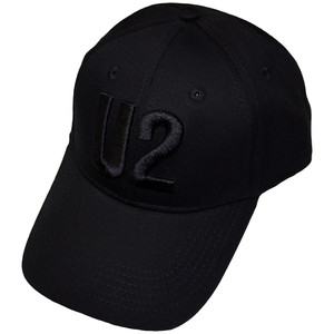 U2 Unisex Baseball Cap: Logo (Black)