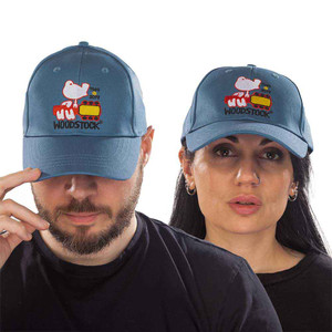 Woodstock Unisex Baseball Cap: Logo (Denim Blue) Woodstock Unisex Baseball Cap: Logo (Denim Blue)