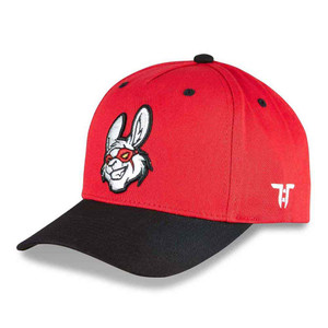 Tokyo Time Unisex Baseball Cap: Misfits Gaming Black Peak (Red & Black) Tokyo Time Unisex Baseball Cap: Misfits Gaming Black Peak (Red & Black)