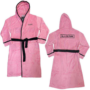 BlackPink Unisex Bathrobe: Logo (Pink) (Back Print) BlackPink Unisex Bathrobe: Logo (Pink) (Back Print)