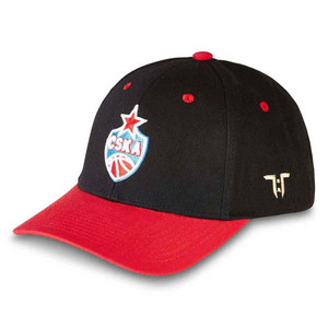Tokyo Time Unisex Baseball Cap: Euroleague Basketball CSKA Moscow (Black & Red) Tokyo Time Unisex Baseball Cap: Euroleague Basketball CSKA Moscow (Black & Red)