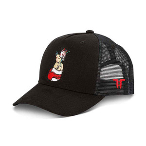 Tokyo Time Unisex Mesh Back Cap: Tattoo Geisha (Black) Tokyo Time Unisex Mesh Back Cap: Tattoo Geisha (Black)