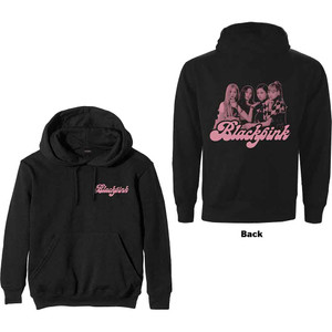 BlackPink Unisex Pullover Hoodie: Photo Back (Black) (Back Print) BlackPink Unisex Pullover Hoodie: Photo Back (Black) (Back Print)