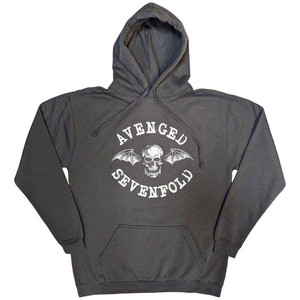Avenged Sevenfold Unisex Pullover Hoodie: Logo (Charcoal Grey) Avenged Sevenfold Unisex Pullover Hoodie: Logo (Charcoal Grey)