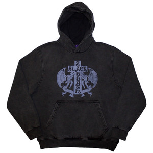 Black Sabbath Unisex Stone Wash Pullover Hoodie: Angels (Charcoal Grey) (Wash Collection) Black Sabbath Unisex Stone Wash Pullover Hoodie: Angels (Charcoal Grey) (Wash Collection)