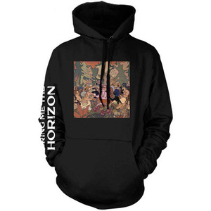 Bring Me The Horizon Unisex Pullover Hoodie: PHSH Cover (Black) (Sleeve Print) Bring Me The Horizon Unisex Pullover Hoodie: PHSH Cover (Black) (Sleeve Print)