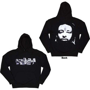 21 Savage Unisex Pullover Hoodie: American Dream (Black) (Back Print) 21 Savage Unisex Pullover Hoodie: American Dream (Black) (Back Print)