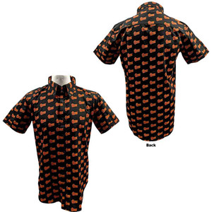 David Bowie Unisex Casual Shirt: Logo Pattern (Black) (All Over Print) David Bowie Unisex Casual Shirt: Logo Pattern (Black) (All Over Print)
