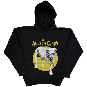 Alice In Chains Unisex Pullover Hoodie: Three-Legged Dog (Black)