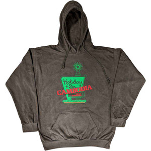 Dead Kennedys Unisex Pullover Hoodie: Holiday in Cambodia (Charcoal Grey) Dead Kennedys Unisex Pullover Hoodie: Holiday in Cambodia (Charcoal Grey)