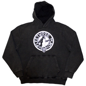Fleetwood Mac Unisex Stone Wash Pullover Hoodie: Tour '82 Penguin (Charcoal Grey) (Wash Collection) Fleetwood Mac Unisex Stone Wash Pullover Hoodie: Tour '82 Penguin (Charcoal Grey) (Wash Collection)