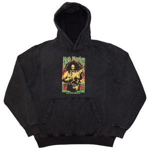 Bob Marley Unisex Stone Wash Pullover Hoodie: 1978 (Charcoal Grey) (Wash Collection) Bob Marley Unisex Stone Wash Pullover Hoodie: 1978 (Charcoal Grey) (Wash Collection)