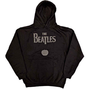 The Beatles Unisex Pullover Hoodie: Drop T Logo & Apple (Black) (Hi-Build) The Beatles Unisex Pullover Hoodie: Drop T Logo & Apple (Black) (Hi-Build)