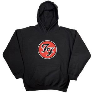 Foo Fighters Unisex Pullover Hoodie: FF Logo (Black) Foo Fighters Unisex Pullover Hoodie: FF Logo (Black)