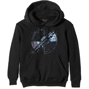 Pink Floyd Unisex Pullover Hoodie: Machine Greeting Blue (Black) Pink Floyd Unisex Pullover Hoodie: Machine Greeting Blue (Black)
