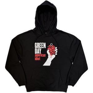 Green Day Unisex Pullover Hoodie: American Idiot (Black)