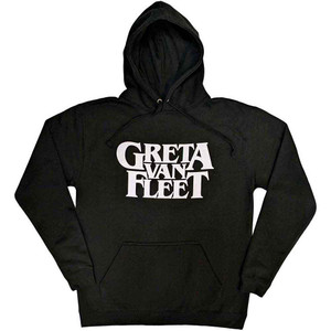Greta Van Fleet Unisex Pullover Hoodie: Logo (Black) Greta Van Fleet Unisex Pullover Hoodie: Logo (Black)