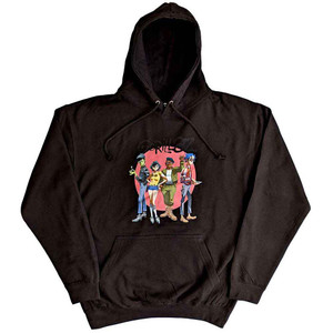 Gorillaz Unisex Pullover Hoodie: Group Circle Rise (Black) Gorillaz Unisex Pullover Hoodie: Group Circle Rise (Black)