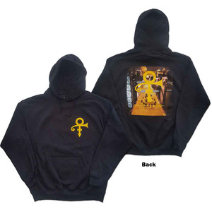 Prince Unisex Pullover Hoodie: Love Symbol (Black) (Back Print) Prince Unisex Pullover Hoodie: Love Symbol (Black) (Back Print)