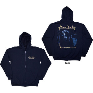 Stevie Nicks Unisex Zipped Hoodie: Tour '24 Live Photo (Navy Blue) (Back Print & Ex-Tour) Stevie Nicks Unisex Zipped Hoodie: Tour '24 Live Photo (Navy Blue) (Back Print & Ex-Tour)