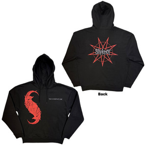 Slipknot Unisex Pullover Hoodie: Goat-S (Black) (Back Print)
