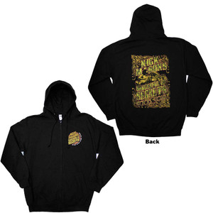 Nick Mason's Saucerful of Secrets Unisex Zipped Hoodie: Echoes Tour (Black) (Back Print & Ex-Tour) Nick Mason's Saucerful of Secrets Unisex Zipped Hoodie: Echoes Tour (Black) (Back Print & Ex-Tour)