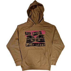 The Sex Pistols Unisex Pullover Hoodie: Pretty Vacant (Sand) The Sex Pistols Unisex Pullover Hoodie: Pretty Vacant (Sand)