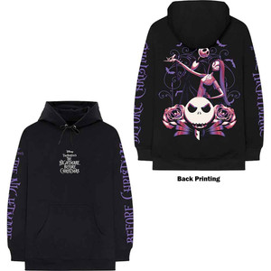 The Nightmare Before Christmas Unisex Pullover Hoodie: Jumbo (Black) (Back Print & Sleeve Print) The Nightmare Before Christmas Unisex Pullover Hoodie: Jumbo (Black) (Back Print & Sleeve Print)