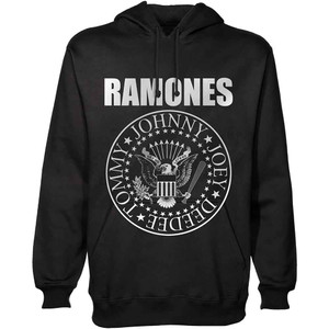 Ramones Unisex Pullover Hoodie: Presidential Seal (Black) Ramones Unisex Pullover Hoodie: Presidential Seal (Black)