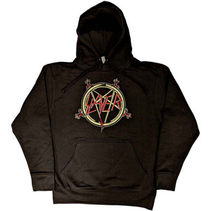 Slayer Unisex Pullover Hoodie: Pentagram (Black) Slayer Unisex Pullover Hoodie: Pentagram (Black)
