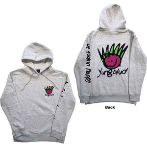 Yungblud Unisex Pullover Hoodie: Face (Off White) (Back Print) Yungblud Unisex Pullover Hoodie: Face (Off White) (Back Print)