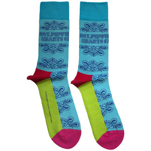 The Beatles Unisex Ankle Socks: Sgt Pepper Text Outlines (Light Blue) The Beatles Unisex Ankle Socks: Sgt Pepper Text Outlines (Light Blue)