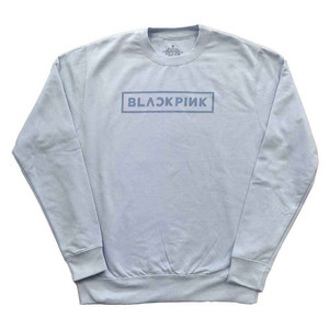 BlackPink Unisex Sweatshirt: Logo (Light Blue) BlackPink Unisex Sweatshirt: Logo (Light Blue)