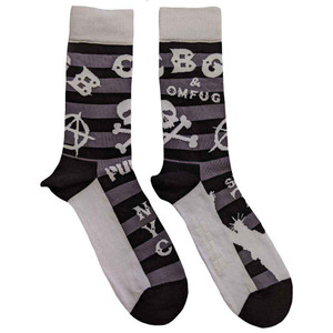 CBGB Unisex Ankle Socks: Logos Striped (Black) (UK Size 7 - 11) CBGB Unisex Ankle Socks: Logos Striped (Black) (UK Size 7 - 11)