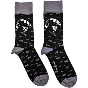 Biggie Smalls Unisex Ankle Socks: Side Portrait (Black) (UK Size 7 - 11) Biggie Smalls Unisex Ankle Socks: Side Portrait (Black) (UK Size 7 - 11)