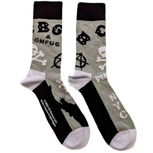 CBGB Unisex Ankle Socks: Logos (Grey) (UK Size 7 - 11) CBGB Unisex Ankle Socks: Logos (Grey) (UK Size 7 - 11)