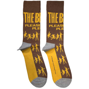 The Beatles Unisex Ankle Socks: Please Please Me Silhouettes (Brown) The Beatles Unisex Ankle Socks: Please Please Me Silhouettes (Brown)